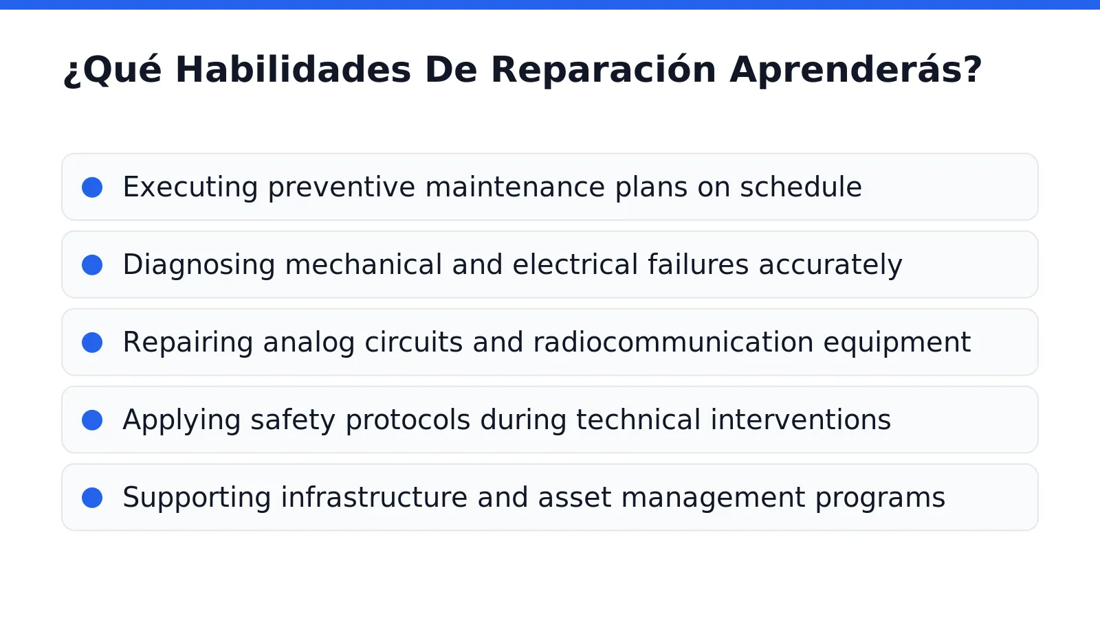 ¿Qué Habilidades De Reparación Aprenderás